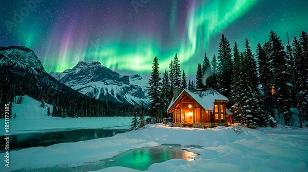 Obraz winter landscape in the forest