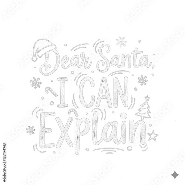 Obraz Funny Christmas Quotes