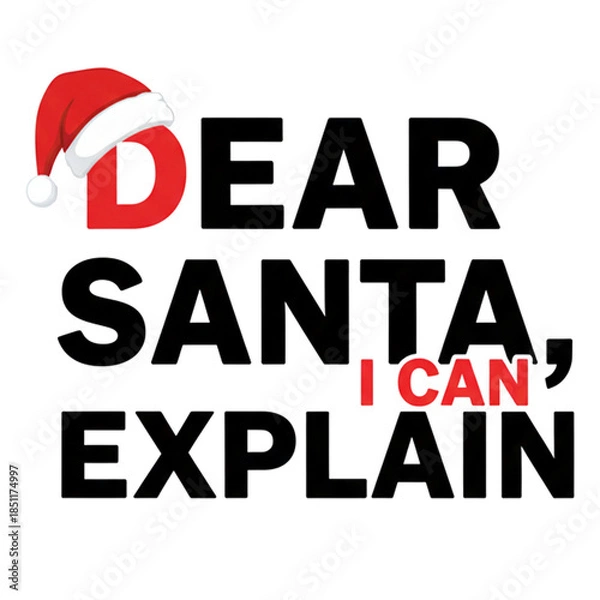 Obraz Funny Christmas Quotes