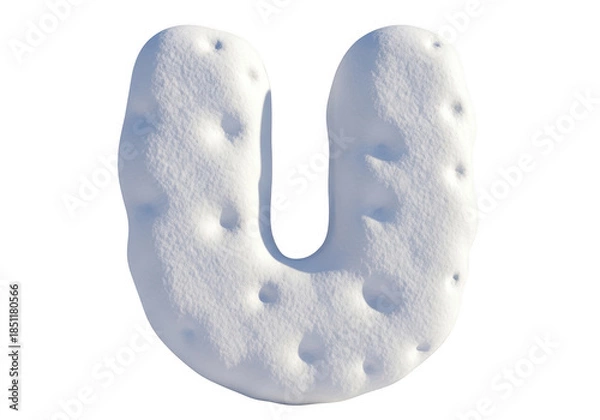 Obraz Comfortable u-shaped neck pillow isolated on transparent background