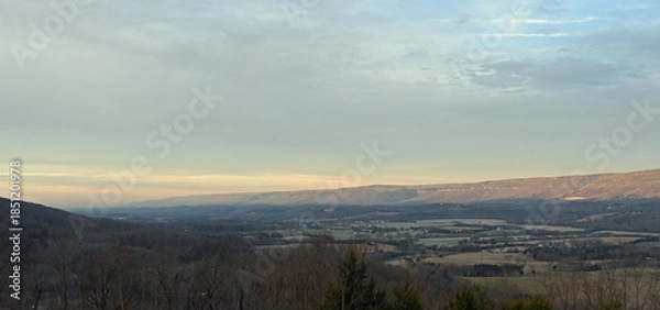 Obraz sunrise over the mountains