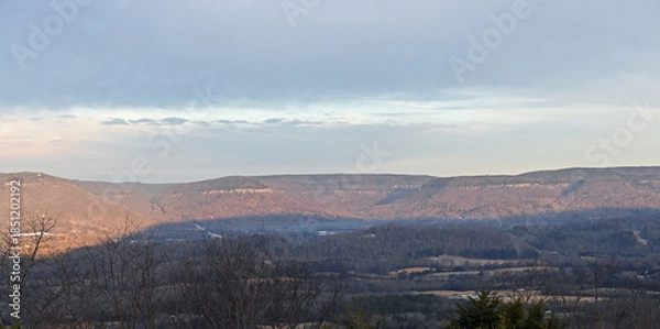 Obraz sunrise over the mountains