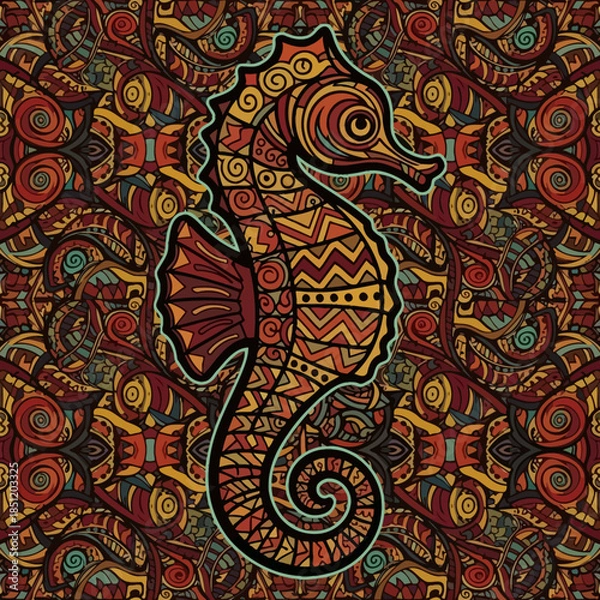 Fototapeta paisley seamless pattern