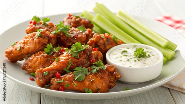 Obraz spicy chicken wings