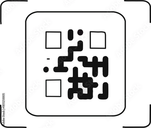 Obraz vector illustration of a computer icon