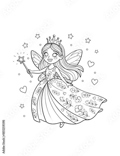Obraz Adorable Magical Princess