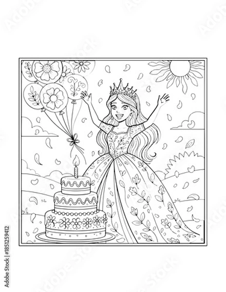 Obraz Cute Princess Fantasy