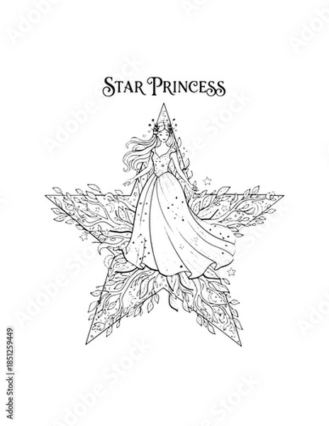 Obraz Cute Princess Fantasy