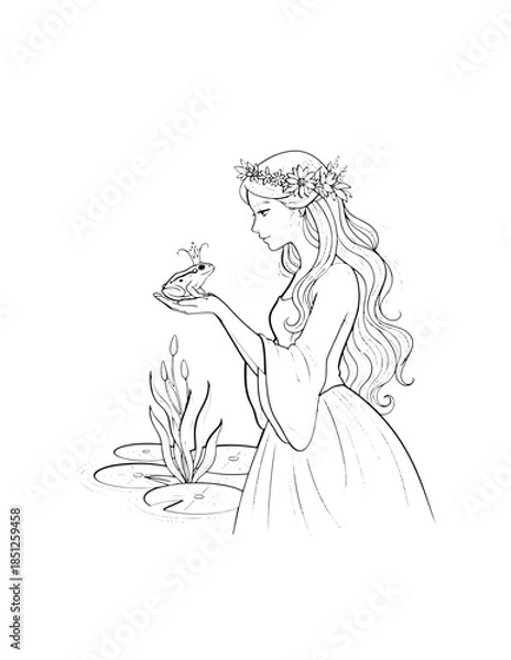 Obraz Cute Princess Fantasy