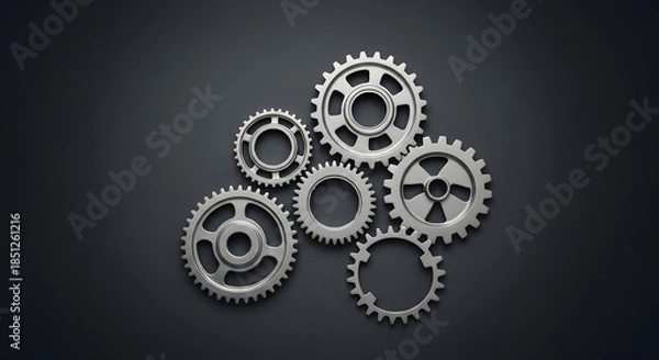 Obraz Automation Concept – Smart Technology and Digital Process Control