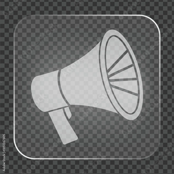Obraz Simple Megaphone Icon Design