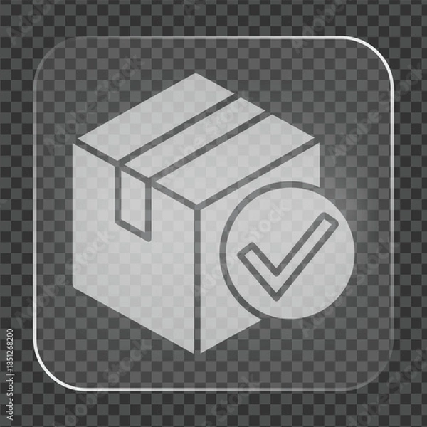 Obraz Package Delivery Check Mark