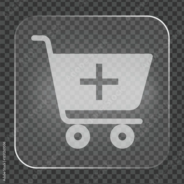Obraz Simple Shopping Cart Icon