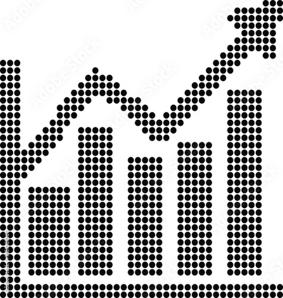 Obraz Simple Growth Chart Design