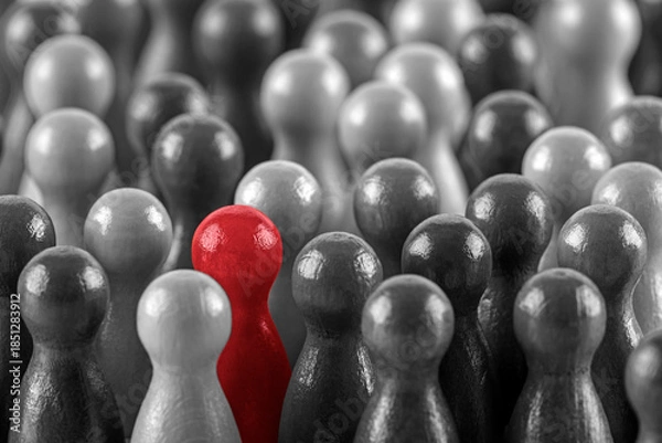 Obraz Unique person in the crowd