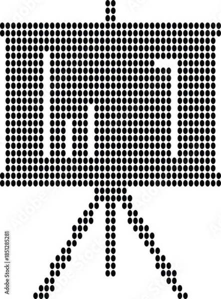 Obraz Simple Black Television Image