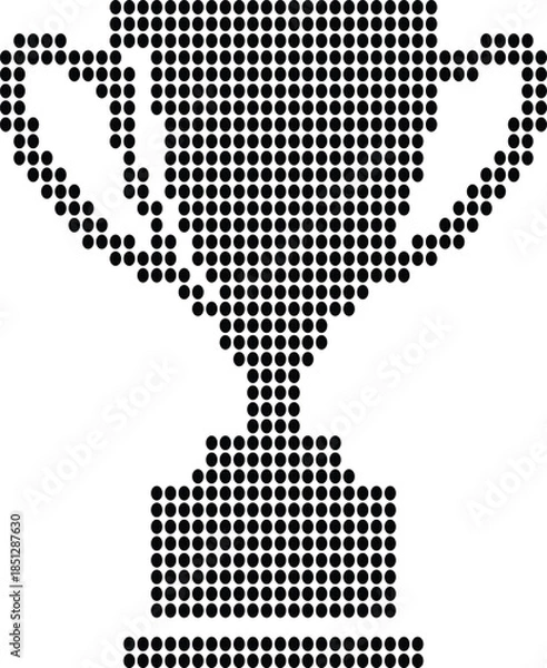 Obraz Simple Black Trophy Design