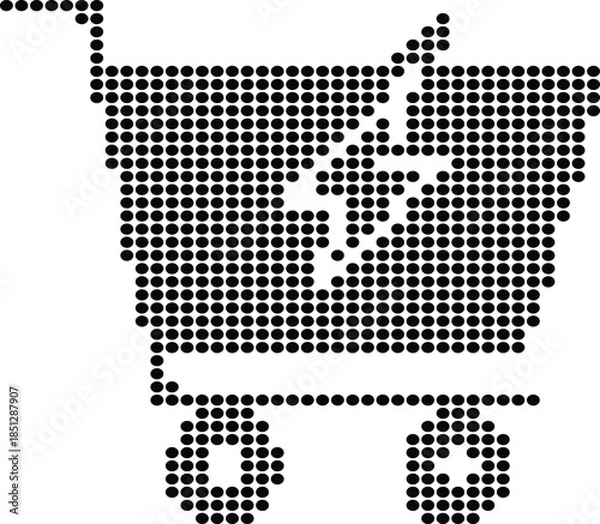 Obraz Simple Shopping Cart Design