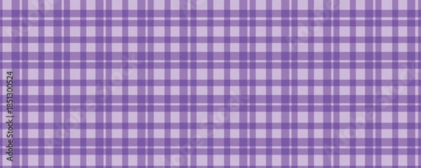 Obraz Purple gingham seamless plaid pattern background