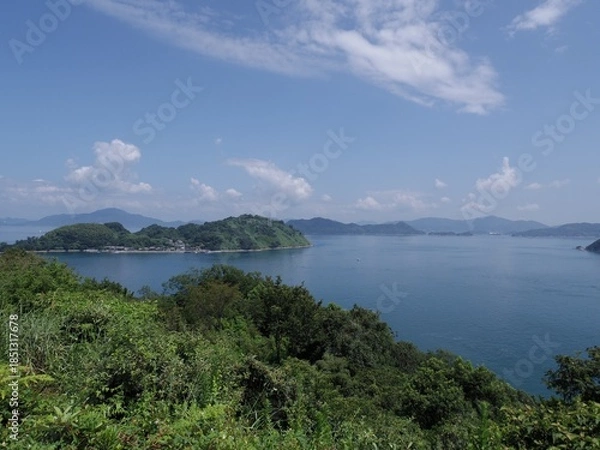 Obraz 美しい海と島々の広がる風景