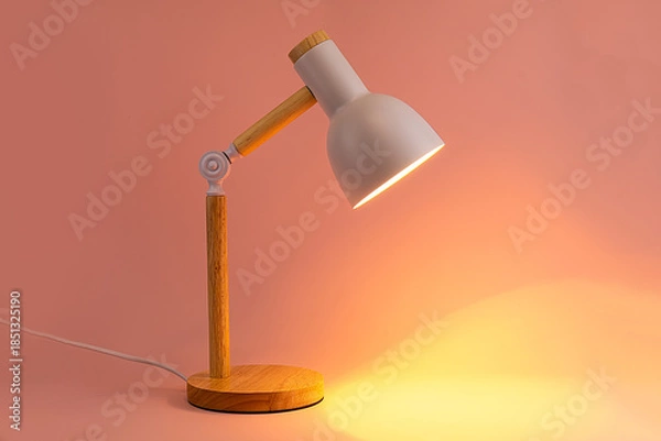 Fototapeta Light lamp growing in the room