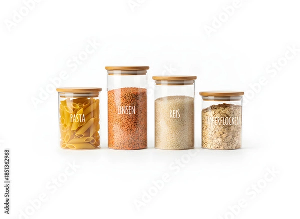 Fototapeta Aufbewahrungsgläser