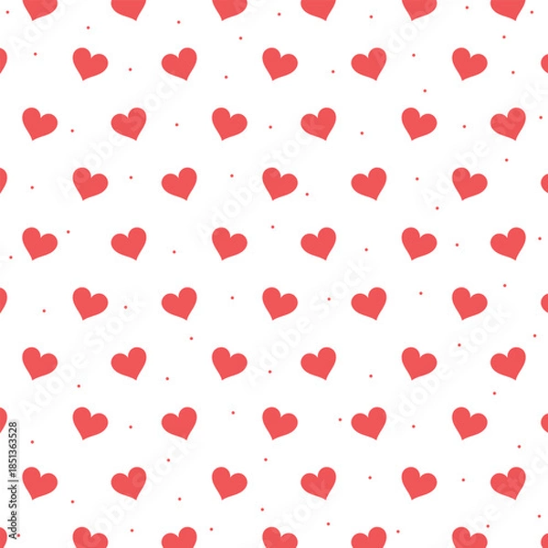 Obraz Vector Valentine's Background With Pink Heart