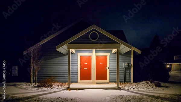 Obraz house in the snow