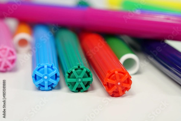 Obraz New colored plastic felt-tip pens