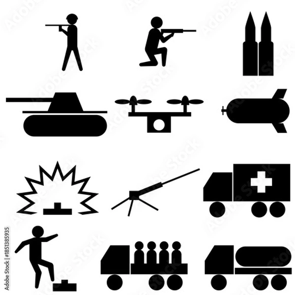 Obraz 陸軍のピクトグラム