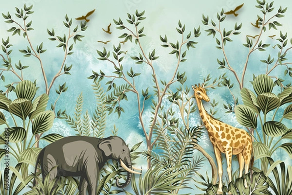 Obraz underwater world map