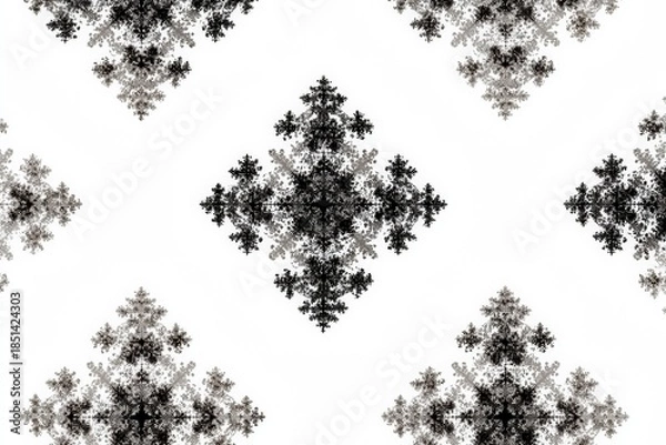 Obraz Abstract, symmetrical pattern of intricate, repeating shapes