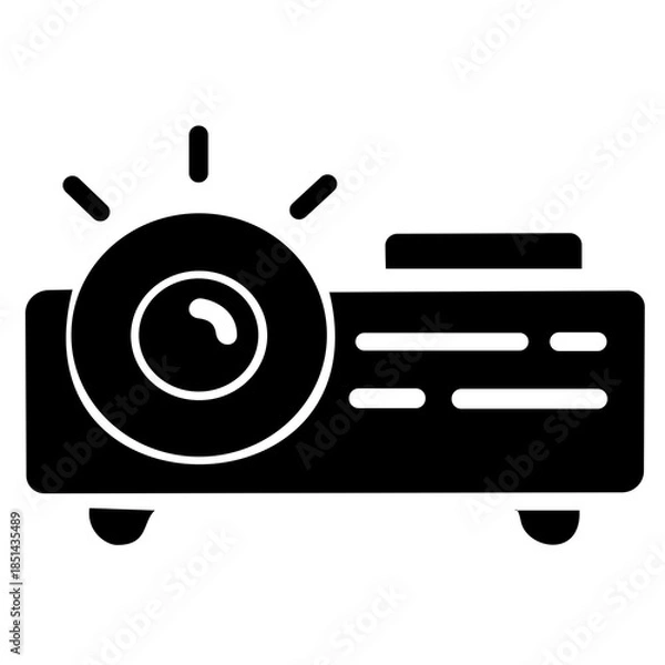Fototapeta presentation projector icon vector
