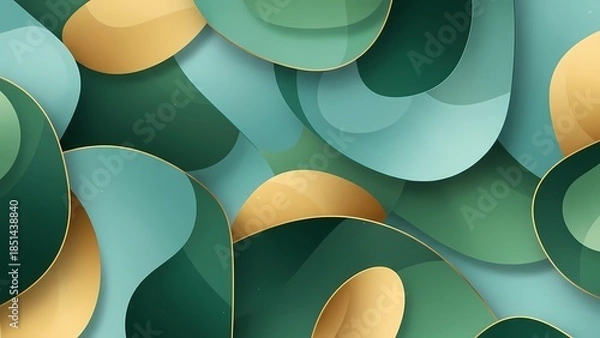 Fototapeta abstract seamless pattern with circles