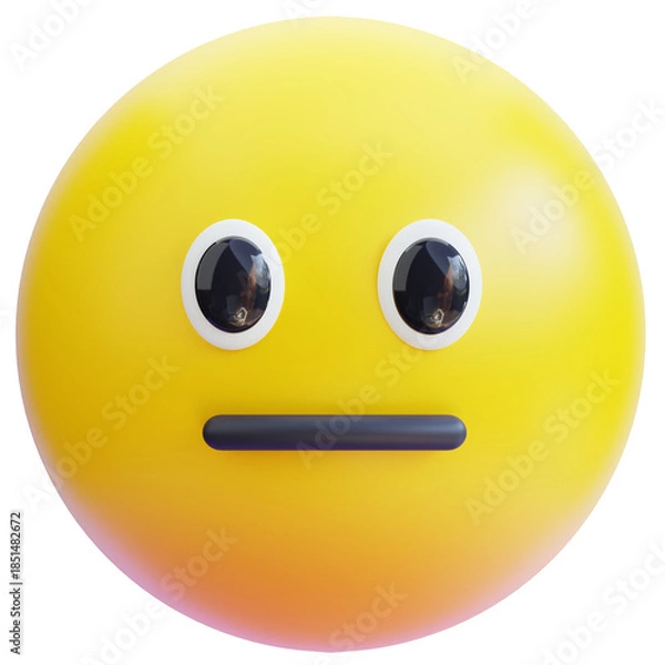 Obraz 3D Sleeping Emoji