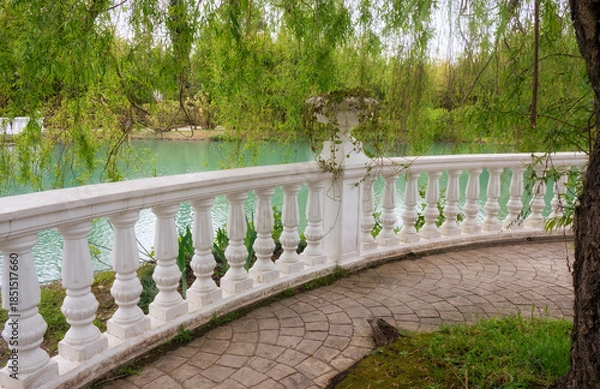 Obraz The promenade in the Southern Cultures park. Sirius. Krasnodar Krai. Russia