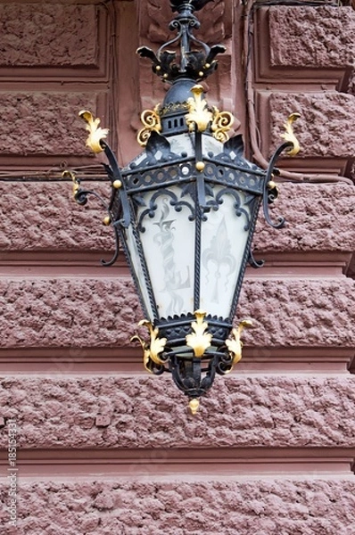 Fototapeta old city lights