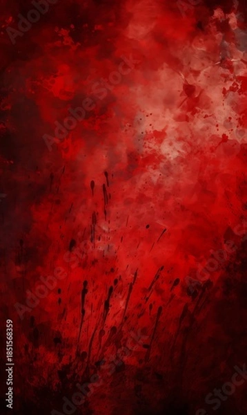 Obraz Red background with grunge texture