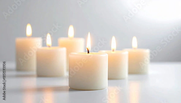 Obraz Burning Candles, Soft Light