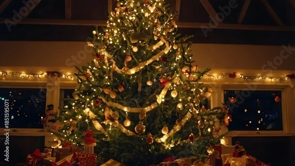 Obraz Christmas tree decorations