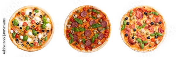 Obraz Włoska pizza z mozzarellą