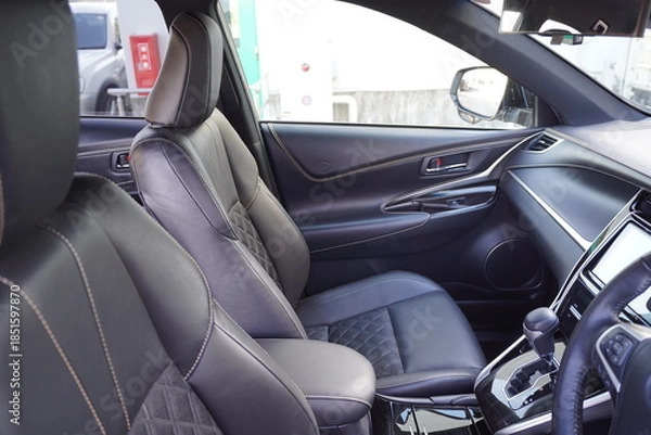 Fototapeta 運転席,SUV,車,自動車,シフトレバー, 車内, 室内