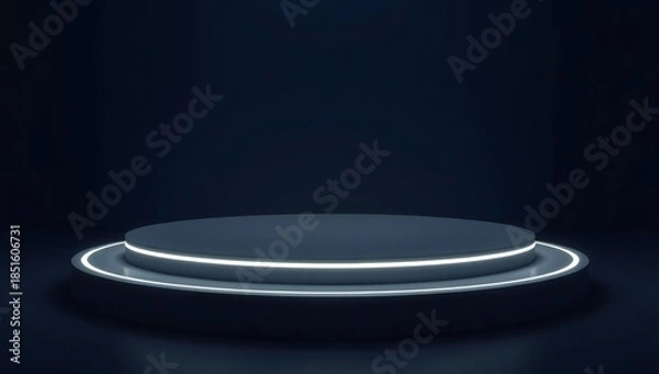 Obraz Minimalist lighted platform