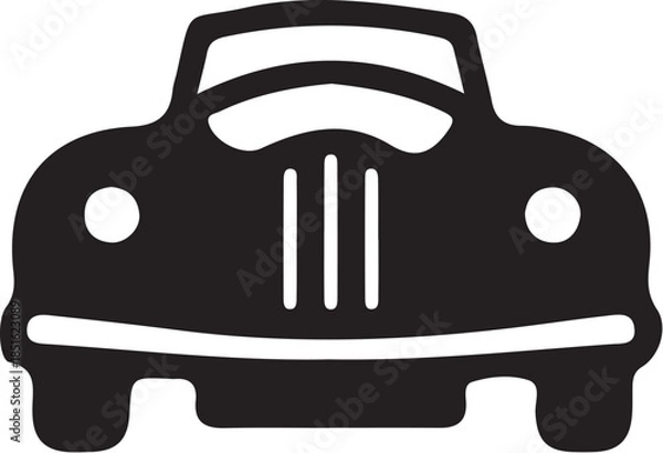 Obraz Car  Icon simple icon. Vector ICON all icon Viktor.
