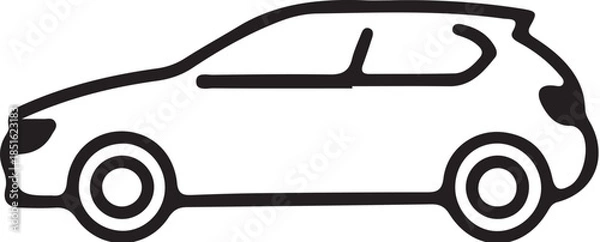 Obraz Car  Icon simple icon. Vector ICON all icon Viktor.
