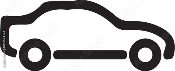 Obraz Car  Icon simple icon. Vector ICON all icon Viktor.
