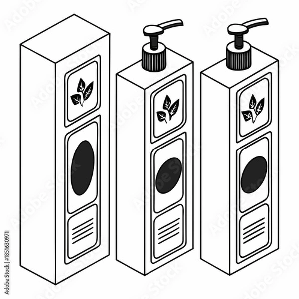 Obraz Three soap dispensers