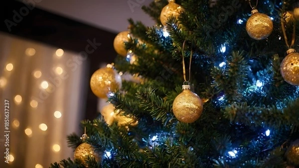 Obraz christmas tree decorations