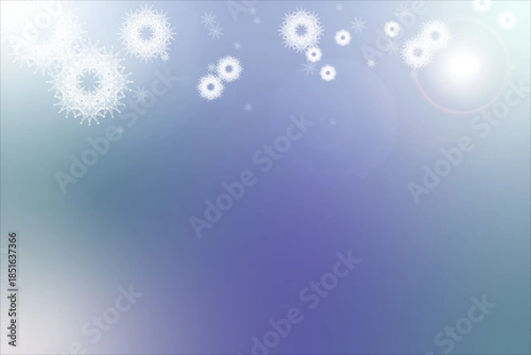 Obraz 雪、氷、冬モチーフ背景画像