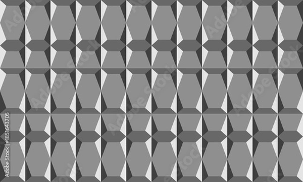 Obraz Geometric seamless pattern, Isometric geometric patterns. Vector illustration design for background, wallpaper.